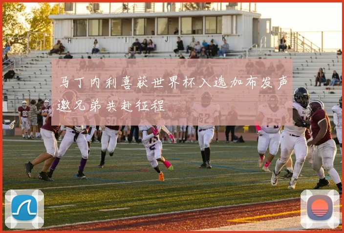 马丁内利喜获世界杯入选加布发声邀兄弟共赴征程